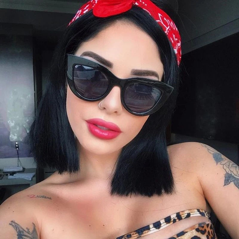Vintage Cat Eye Statement Sunglasses