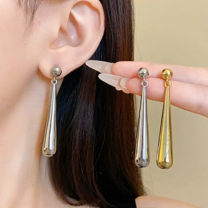 Minimalist Water Droplet Earrings