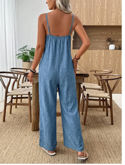 Effortless Summer Wide Leg Jumpsuit