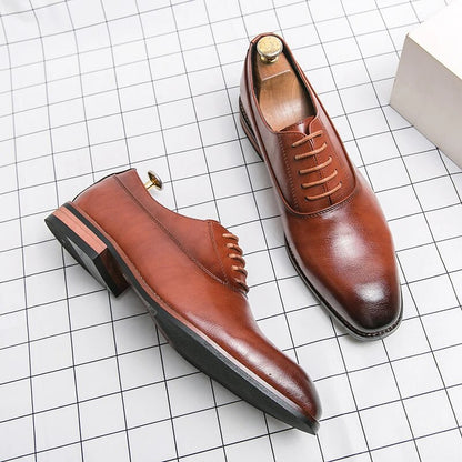 Men's Classic Leather Dress Shoes