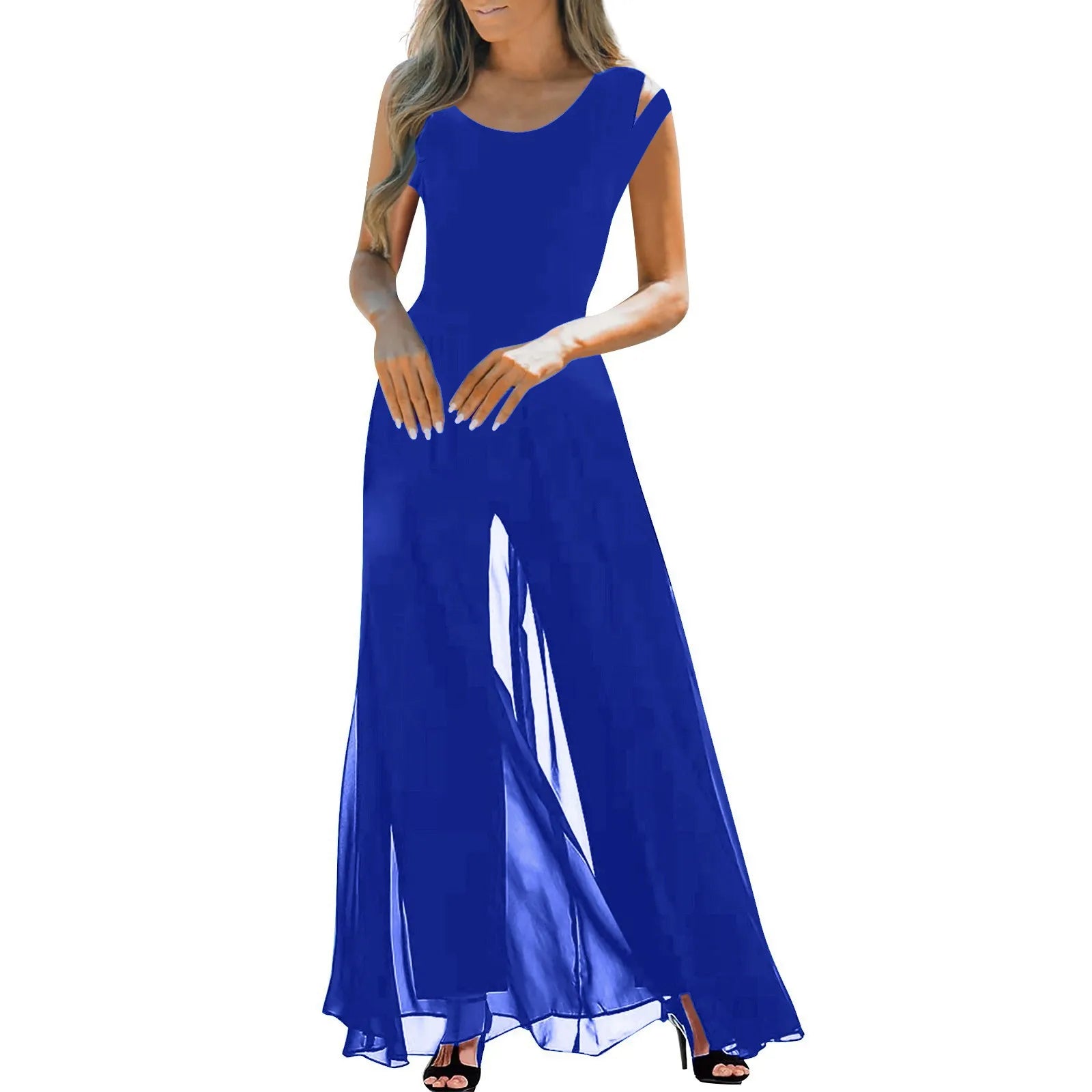 Chiffon Jumpsuit for Women Dressy Wide-Leg Summer Jumper ProLyf Styles Chiffon Jumpsuit for Women Dressy Wide-Leg Summer Jumper ProLyf Styles