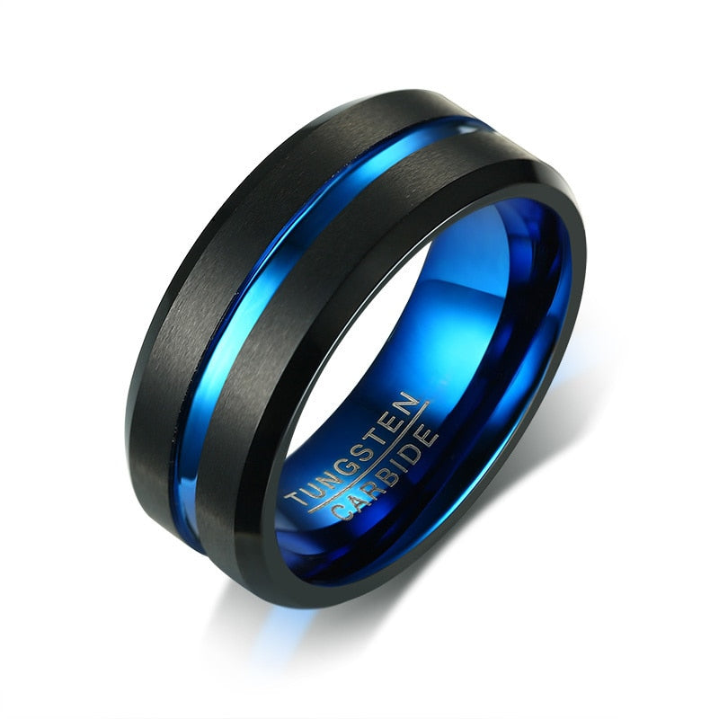 Versatile men's stainless steel ring for casual and formal wear