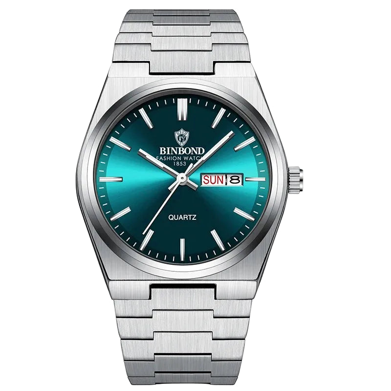 Water-resistant men's watch built for durable daily wear