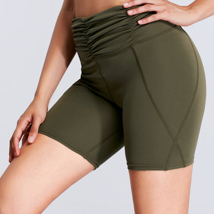 High-Waisted Quick-Dry Yoga Shorts