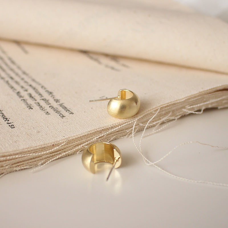 Vintage French Gold Earrings
