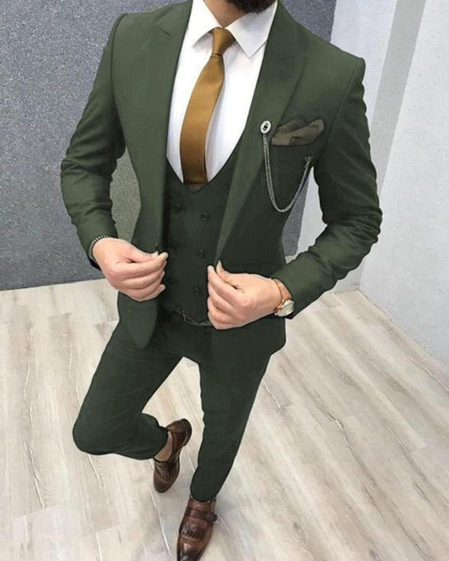 Fashion Forward 3-Piece Slim Fit Men Suit - ProLyf Styles