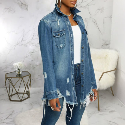 Streetwear Casual Jeans Jacket