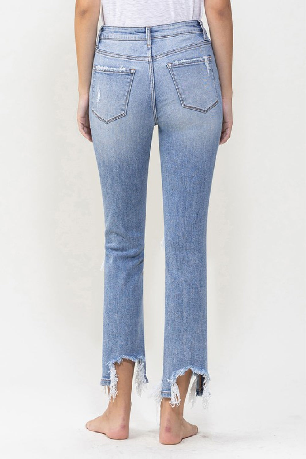 Full Size High Rise Kick Flare Jeans