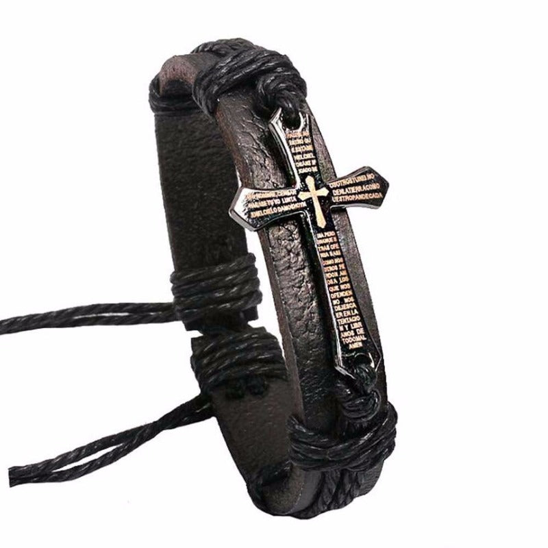 8 Colors Classic Leather Men Bracelet (EGBT059) – EGLOW