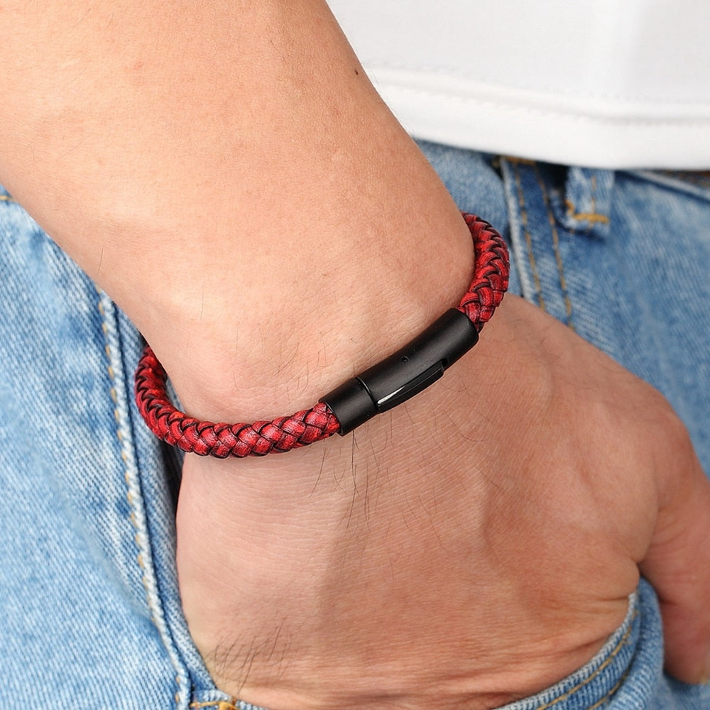 Hand Woven Leather Bracelet - ProLyf Styles