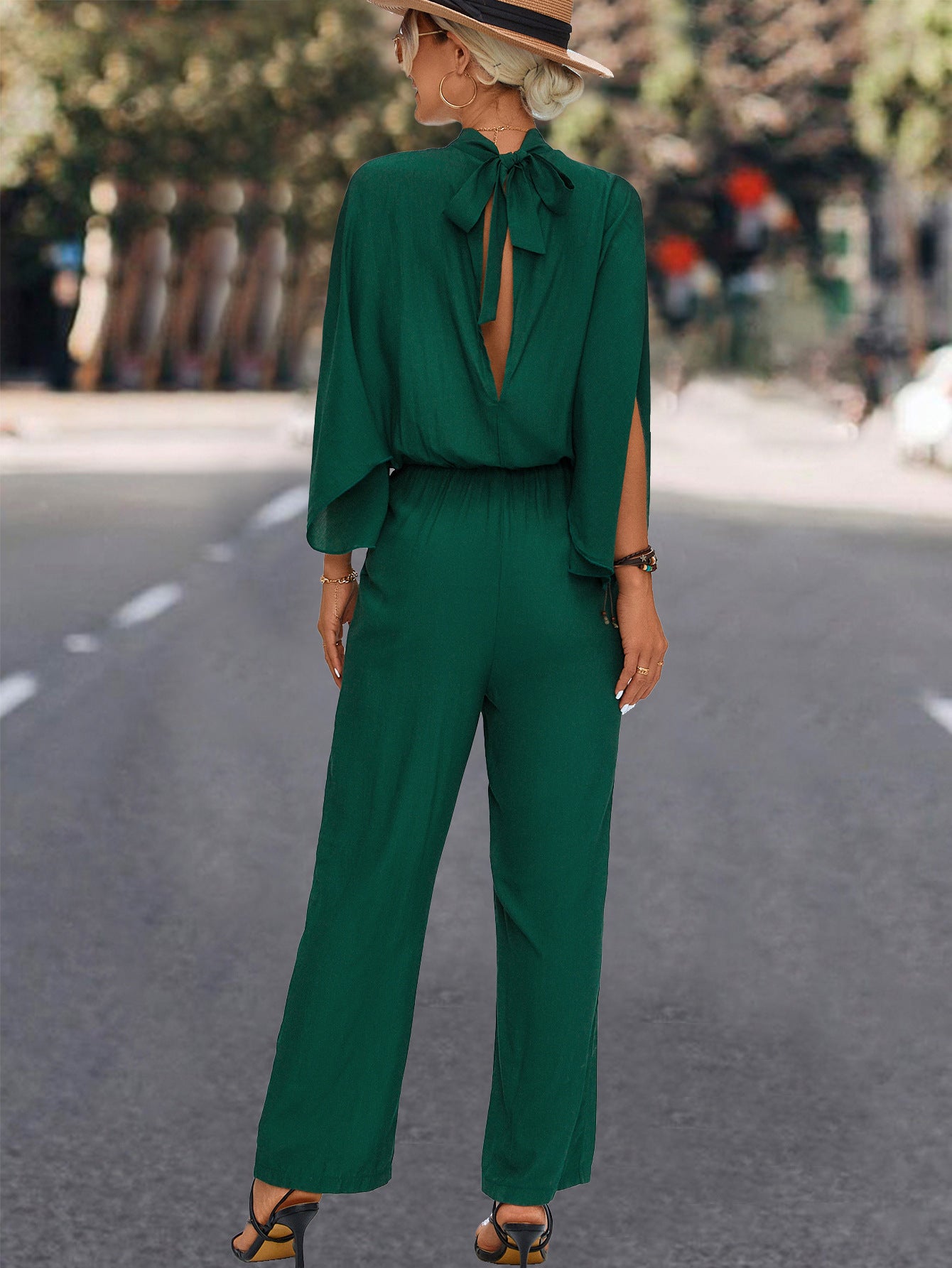 Turtleneck jumpsuit outlet