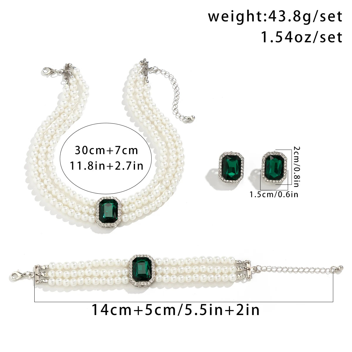 Trendy Outfit Jewelry Set - 3pc