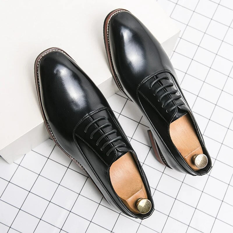 Men's Classic Leather Dress Shoes