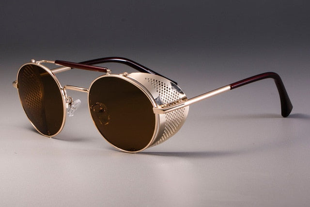 Womens 2024 steampunk sunglasses