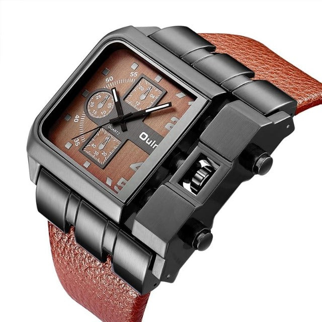 Men's Casual Leather Watch - Men & women apparel, Women's swimwear, men's shirts and tops, Women jumpsuits and rompers, women spring fashion